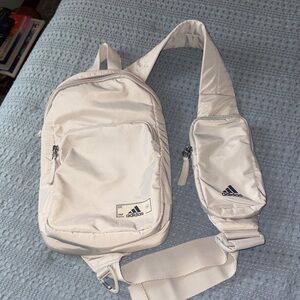 Adidas Tan women’s essential crossbody sling bag with phone pocket